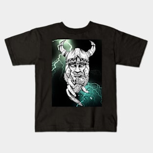 viking warrior Kids T-Shirt